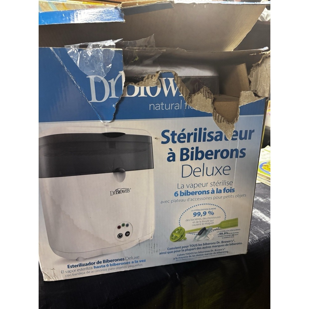 Dr.‎ Brown's AC187-WEB Deluxe Electric Baby Bottle and Pacifier Sterilizer (B5)